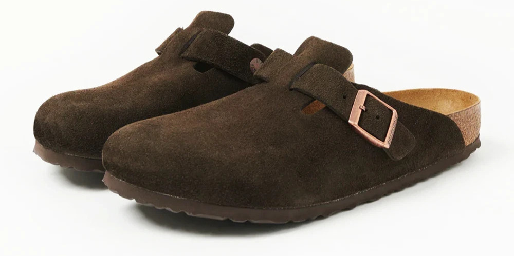 Birkenstock Boston Mocca Soft Footbed Suede EU 42 / US L 11 / US M 9